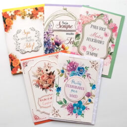 Cartão Grande Dia das Mães Kit 03 com 10 unidades