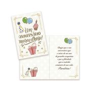 Cartão Aniversário Pequeno Kit 03 com 10 unidades