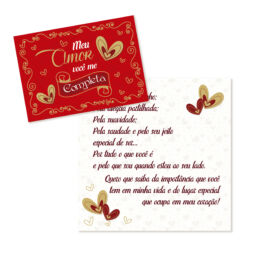 Cartão Dobradura com 12 unidades