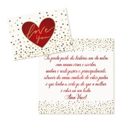 Cartão Dobradura com 12 unidades