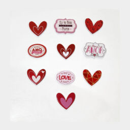 Mini Topo de Bolo Kit com 10 unidades