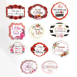 Hastes Florais Dia das Mães Kit PaperBoard com 10 unidades