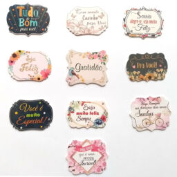 Topo de Bolo Kit com 10 unidades