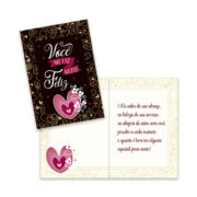 Cartão Amor Grande Kit 01 com 10 unidades