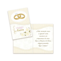 Cartão Casamento Pequeno Kit 01 – com 10 unidades