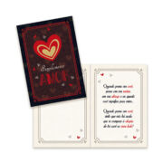 Cartão Amor Grande Kit 01 com 10 unidades