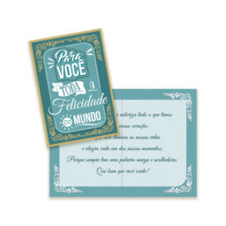 Cartão Dia dos Pais Pequeno Kit com 10 unidades