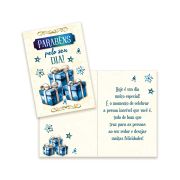 Cartão Dia dos Pais Pequeno Kit com 10 unidades