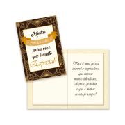 Cartão Dia dos Pais Pequeno Kit com 10 unidades