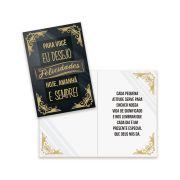 Cartão Dia dos Pais Pequeno Kit com 10 unidades