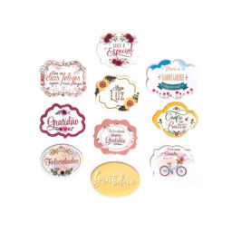 Hastes Florais Kit PaperBoard Pessoas Queridas com 10 unidades