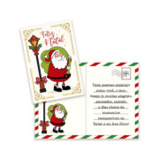 Cartão de Natal Pequeno Kit 2 com 10 unidades