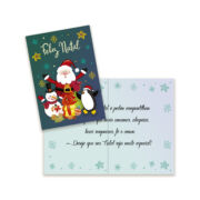 Cartão de Natal Pequeno Kit 2 com 10 unidades