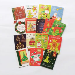 Cartão de Natal Torpedinho Kit com 32 unidades