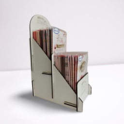 Expositor de Cartão Comemorativo Pequeno em MDF para 30 unidades