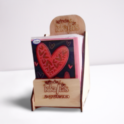 Expositor de Cartão Comemorativo em MDF Grande para 50 unidades