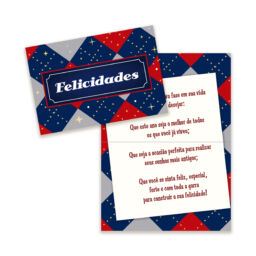 Cartão Grande Aniversário Kit 2 com 10 unidades