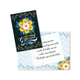 Cartão Pessoas Queridas Pequeno Kit 2 com 10 unidades