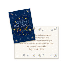 Cartão Pessoas Queridas Pequeno Kit 3 com 10 unidades