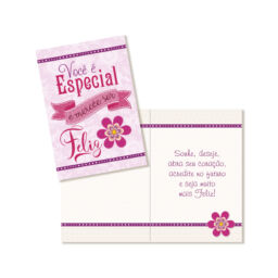 Cartão Pessoas Queridas Pequeno Kit 3 com 10 unidades