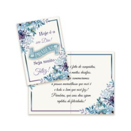 Cartão Pequeno Dia das Mães Kit 02 com 10 unidades