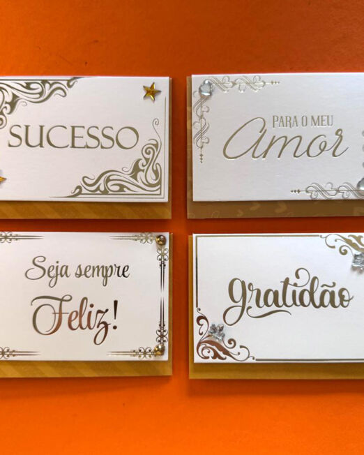 Cartão Pequeno HotStamping - sem texto