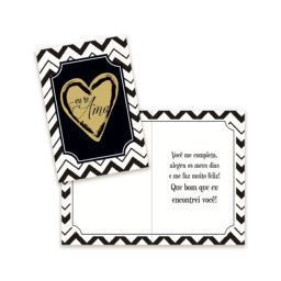 Cartão Amor Pequeno Kit 01 – com 10 unidades