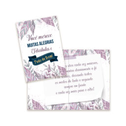 Cartão Pequeno Pessoas Queridas Kit 01 com 10 unidades