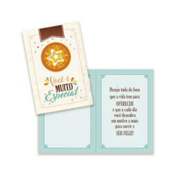 Cartão Pequeno Pessoas Queridas Kit 01 com 10 unidades