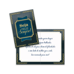 Cartão Pequeno Pessoas Queridas Kit 01 com 10 unidades