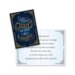 Cartão Pequeno Pessoas Queridas Kit 01 com 10 unidades