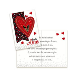 Cartão Amor Pequeno Kit 01 – com 10 unidades