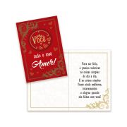 Cartão de Amor Pequeno com 10 unidades Kit 02