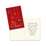 Cartão de Amor Pequeno com 10 unidades Kit 02