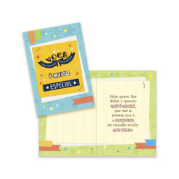 Cartão Pequeno Pessoas Queridas Kit 01 com 10 unidades