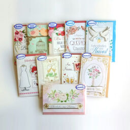 Cartão Pequeno Casamento Bodas Esposa Kit 02 com 10 Unidades