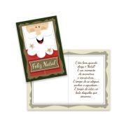 Cartão de Natal Pequeno Kit 01 com 10 unidades