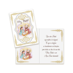 Cartão de Natal Pequeno Kit 01 com 10 unidades