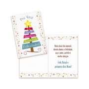 Cartão de Natal Pequeno Kit 01 com 10 unidades
