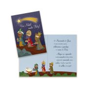 Cartão de Natal Pequeno Kit 01 com 10 unidades