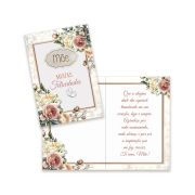 Cartão Pequeno Dia das Mães Kit 02 com 10 unidades