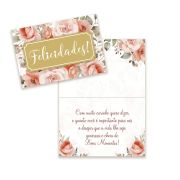 Cartão Pequeno Dia das Mães Kit 02 com 10 unidades