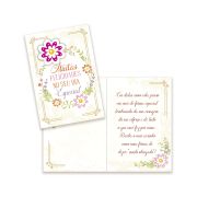 Cartão Pequeno Dia das Mães Kit 02 com 10 unidades