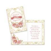 Cartão Pequeno Dia das Mães Kit 02 com 10 unidades