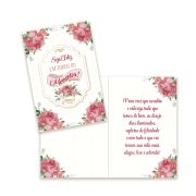 Cartão Grande Dia das Mães Kit 01 com 10 unidades