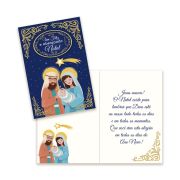 Cartão Grande de Natal Kit 02 com 10 unidades