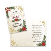 Cartão Grande de Natal Kit 02 com 10 unidades