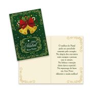 Cartão Grande de Natal Kit 02 com 10 unidades