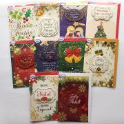 Cartão Grande de Natal Kit 02 com 10 unidades