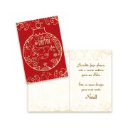 Cartão P Natal Kit 02 com 10 unidades